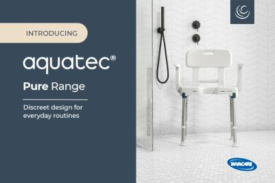 New Invacare Aquatec Pure range of toileting and showering products