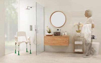 Shower chairs fixed and folding