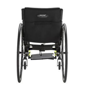 Manual wheelchair Küschall Champion yellow frame folded