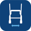 Width between wheels