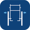Driving unit width Driving unit width